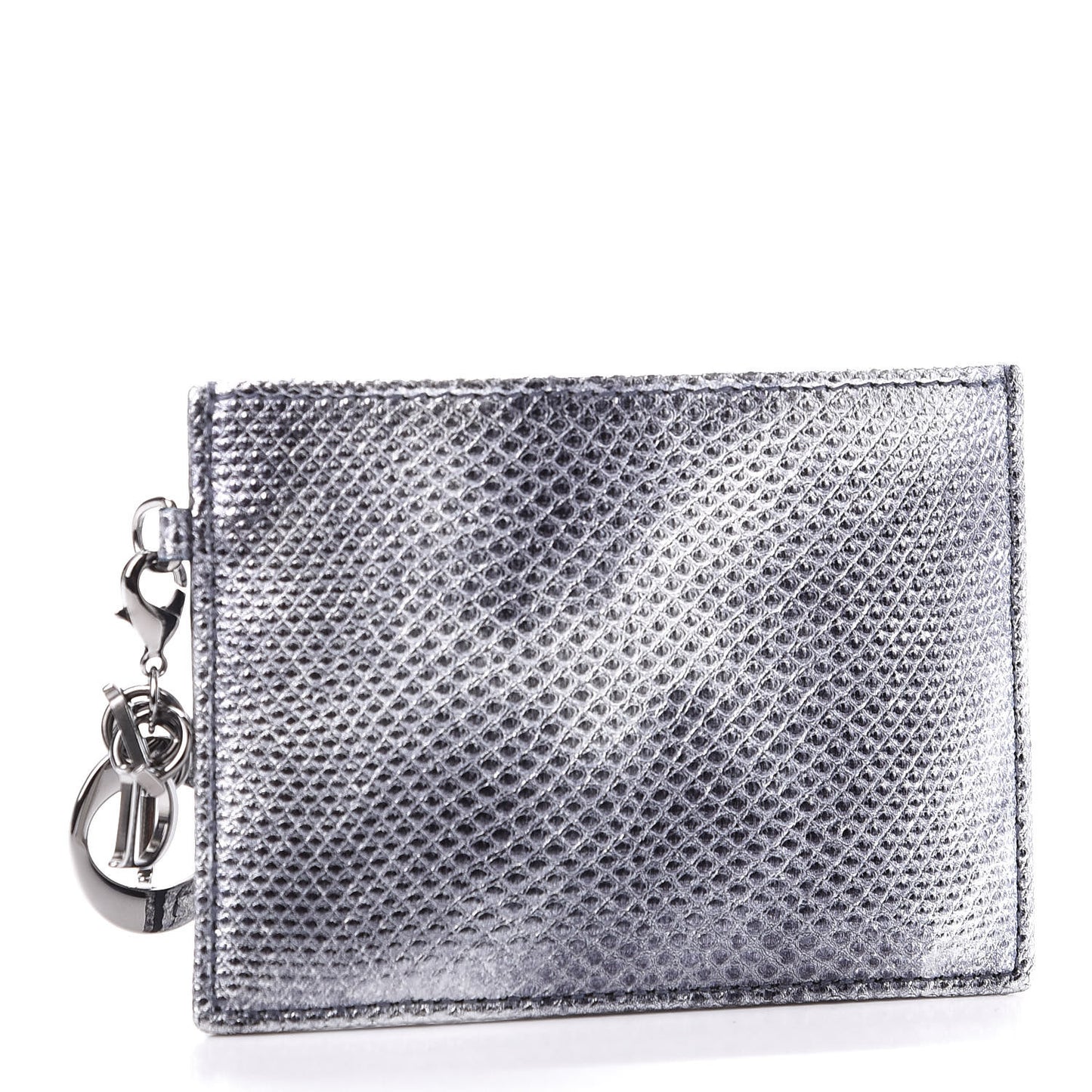 Karung Lady Dior Card Holder Vieil Argent