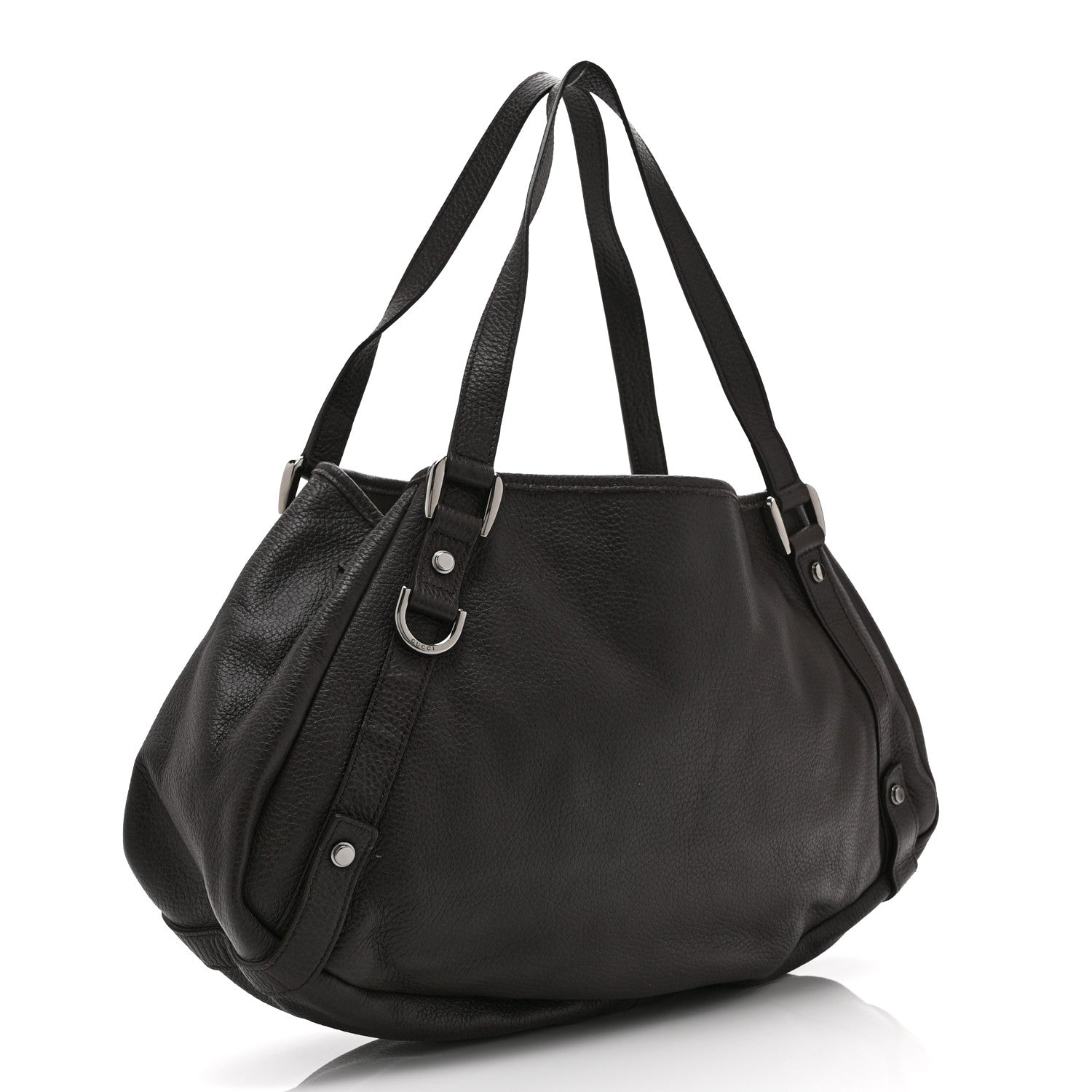 Gucci Calfskin Medium Abbey Shoulder Bag Dark Brown 3 of 11
