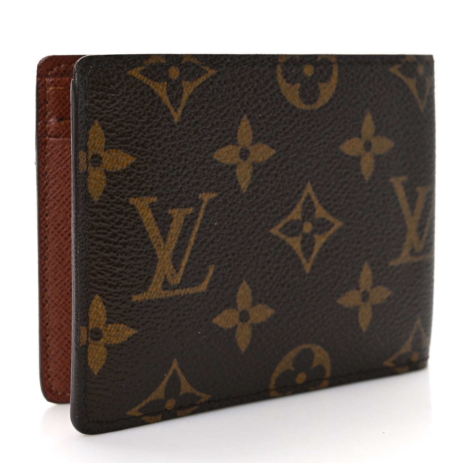 Louis Vuitton Monogram Mens Porte-Billets 3 Card Billfold Wallet 3 of 7