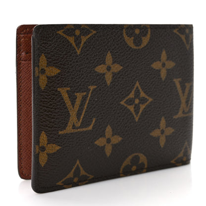 Louis Vuitton Monogram Mens Porte-Billets 3 Card Billfold Wallet 3 of 7