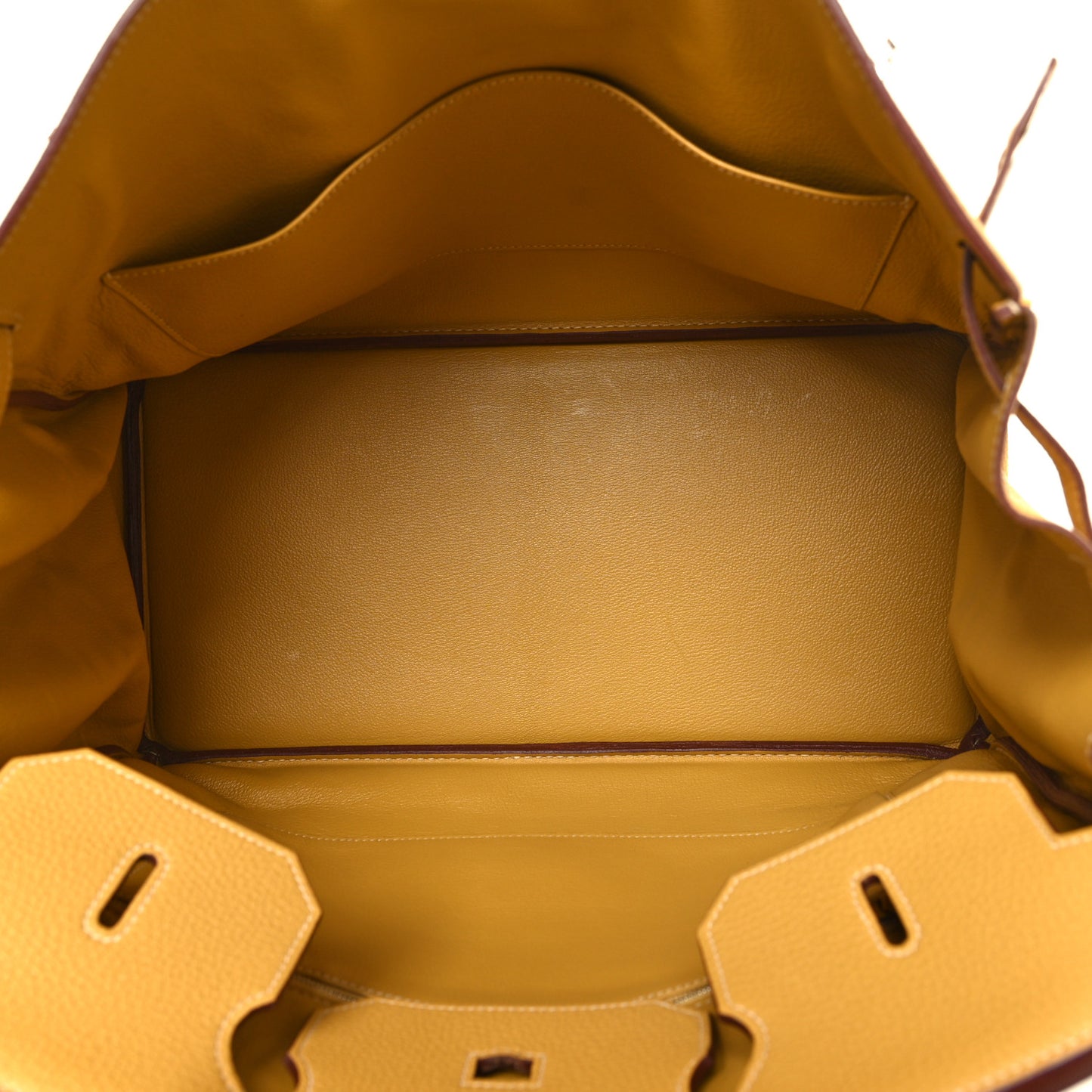 Togo Birkin 40 Jaune Sable