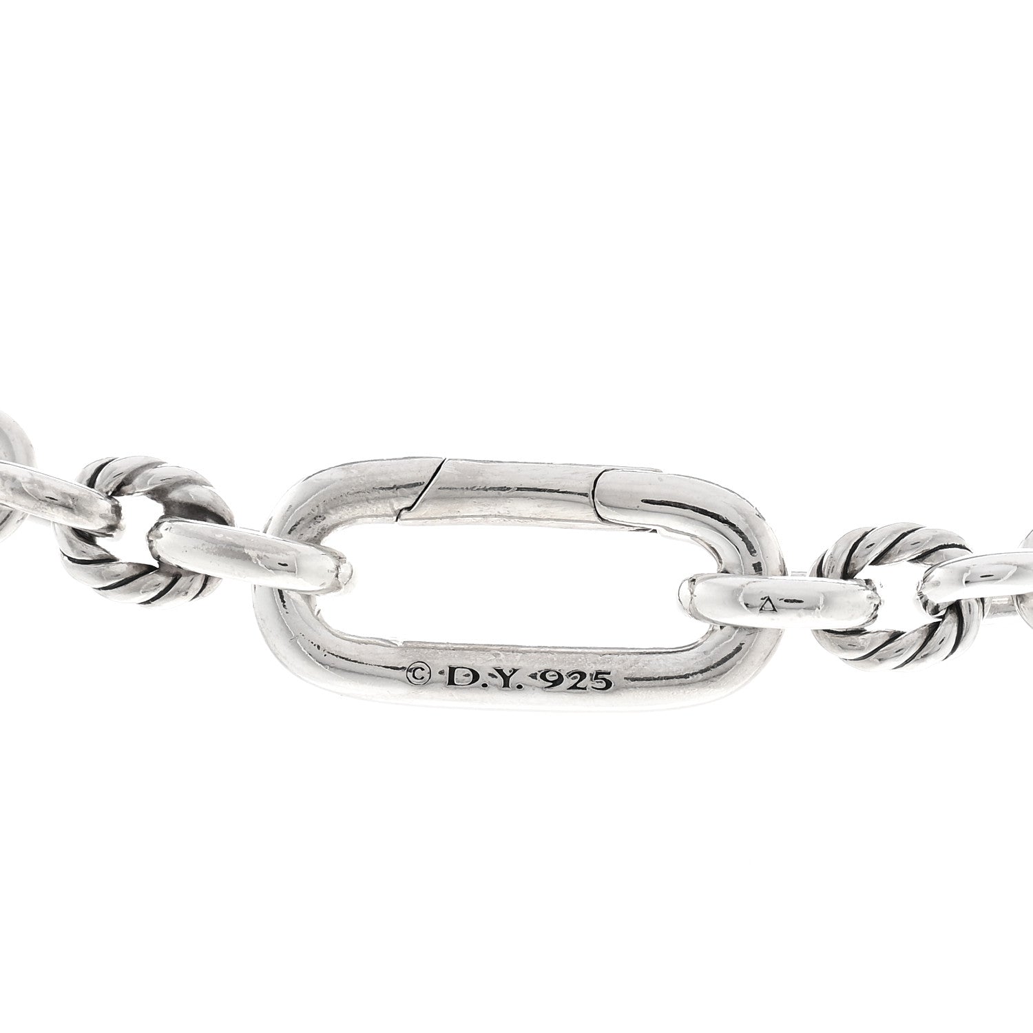 David Yurman Sterling Silver Lexington Chain Necklace 4 of 4