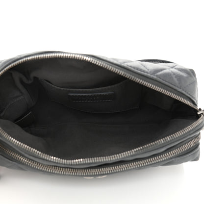 Chanel Calfskin Quilted Waist Bag Dark Grey 5 of 12