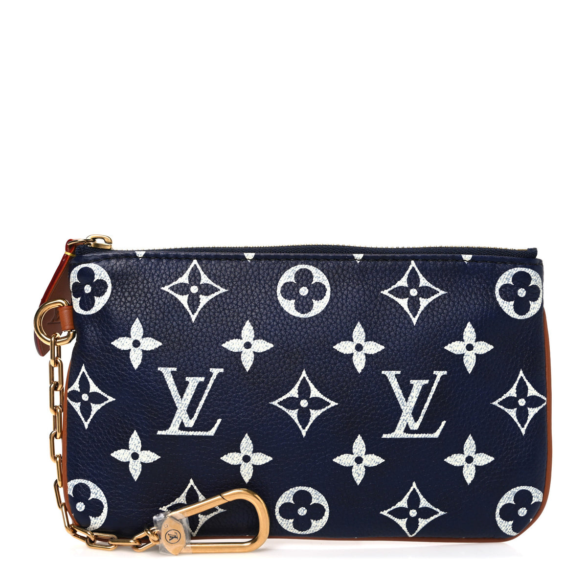 Calfskin Monogram Speedy P9 Bandouliere 30 Pochette Indigo