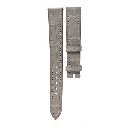 Hermes Matte Alligator Heure H Hour Watch Strap Gris Perle 1 of 7