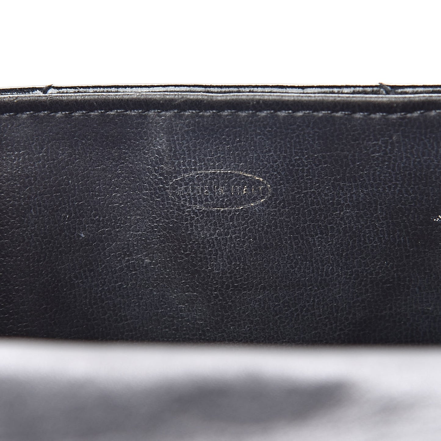 Patent Chevron Quilted Belt Bag 80 32 Black