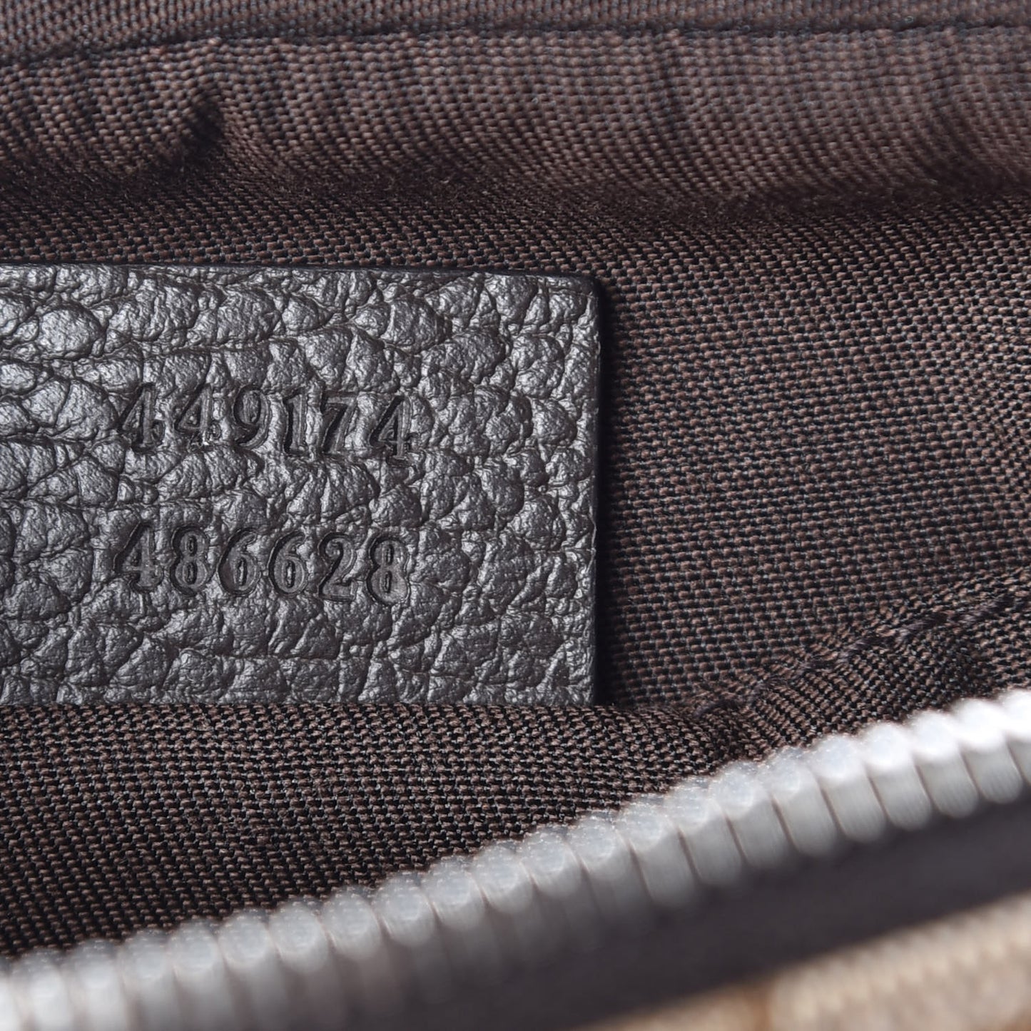 Monogram Belt Bag Dark Brown