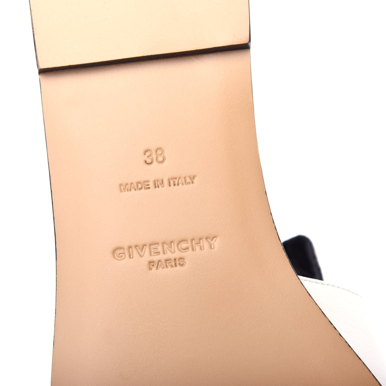 Givenchy Grained Calfskin 4G Flat Sandals 38 Off White 9 of 11