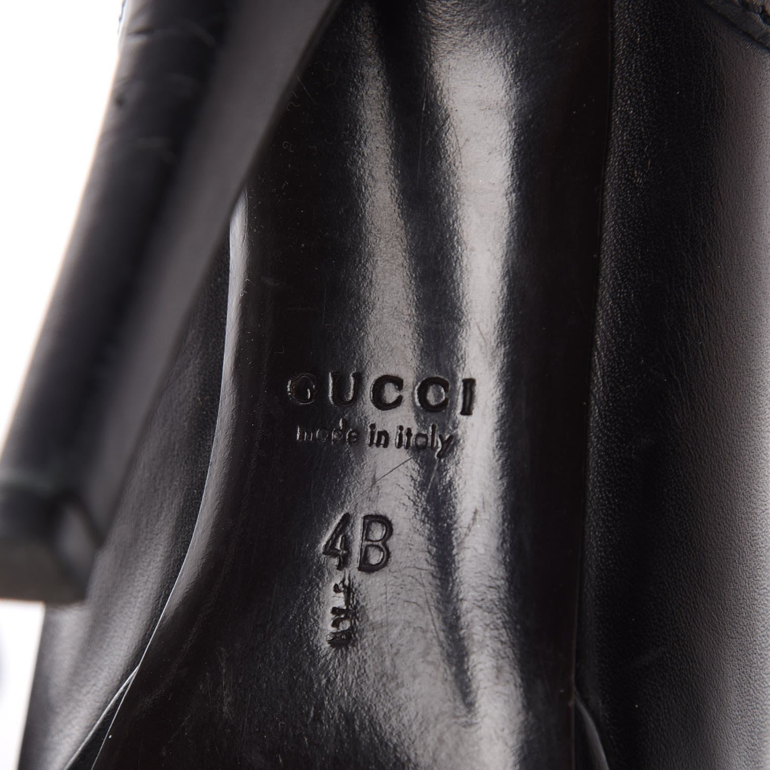 Gucci Calfskin Diane Ankle Zip Boot 4.5 Nero Black 12 of 12