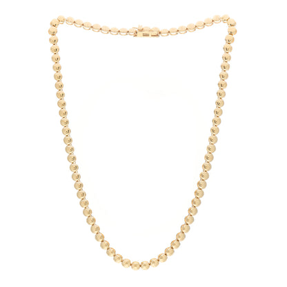 Jennifer Meyer 18K Yellow Gold Bezel Tennis Necklace 3 of 5