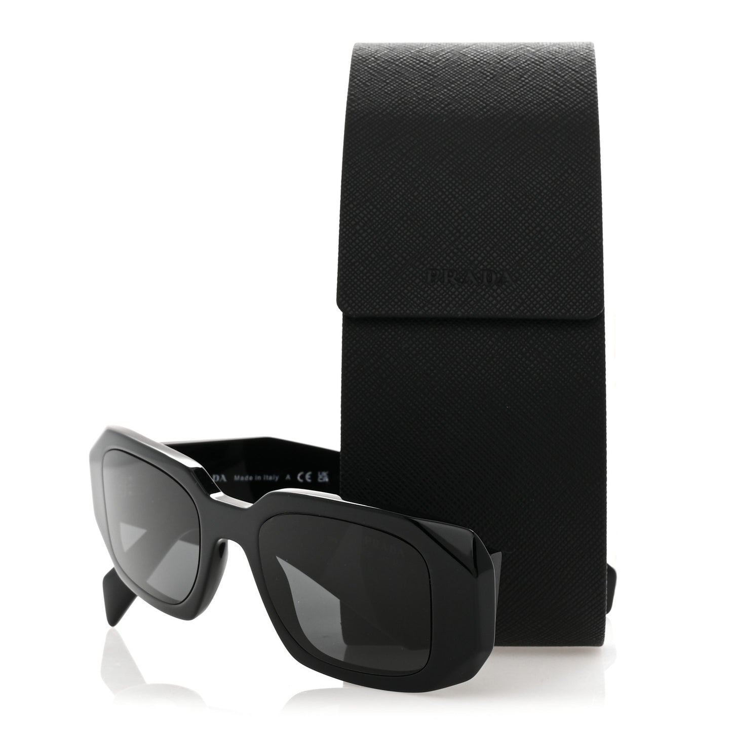 Acetate Symbole Sunglasses SPR 17W Black