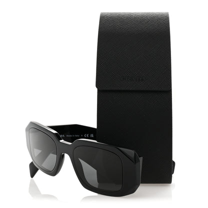 Prada Acetate Symbole Sunglasses SPR 17W Black 8 of 8