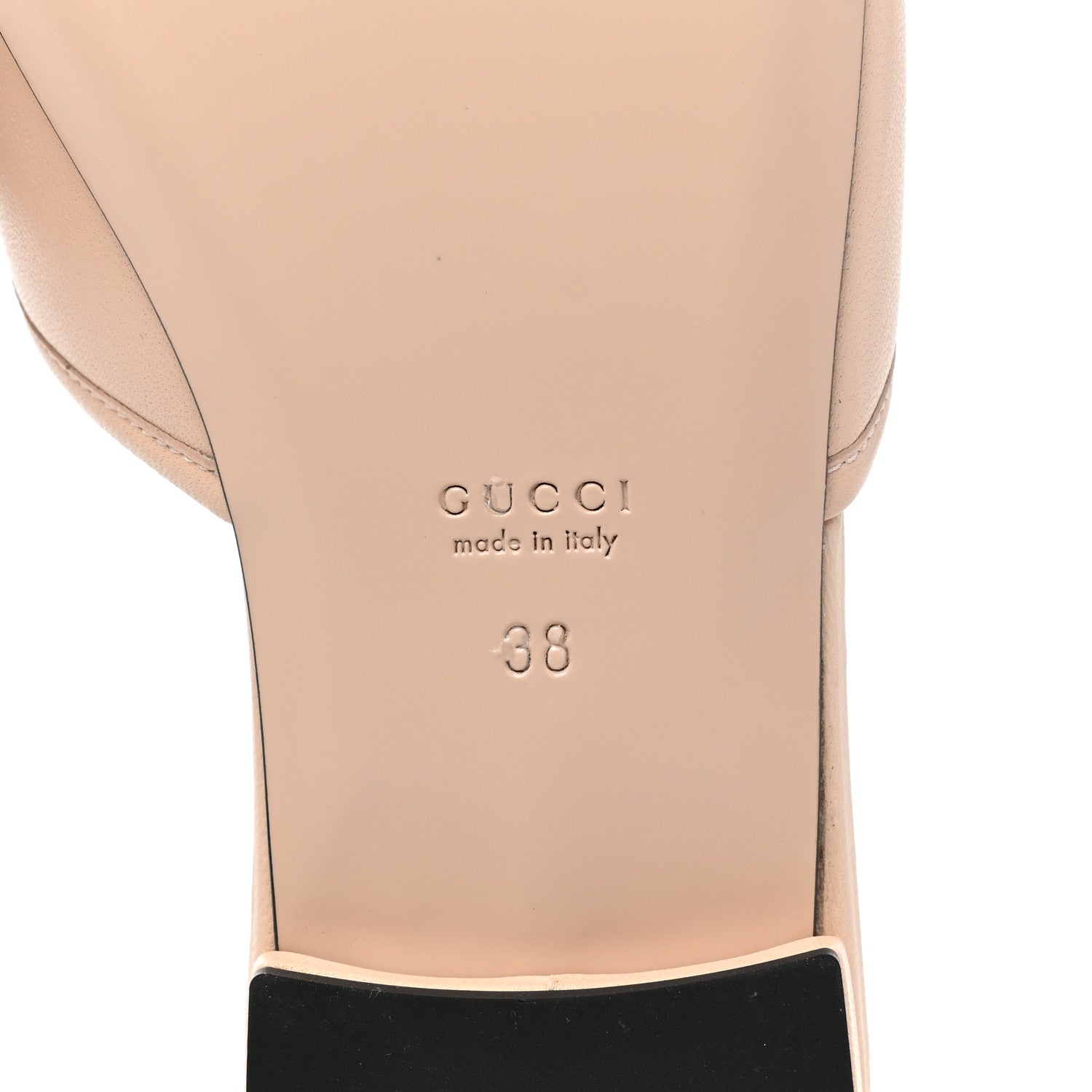 Gucci Nappa Horsebit Flat Slide Sandals 38 Skin Rose 6 of 8