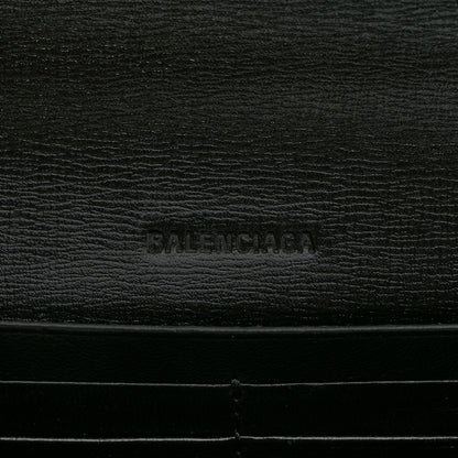 Balenciaga Calfskin Stripe Embossed Gossip Chain Bag XS Black 6 of 10