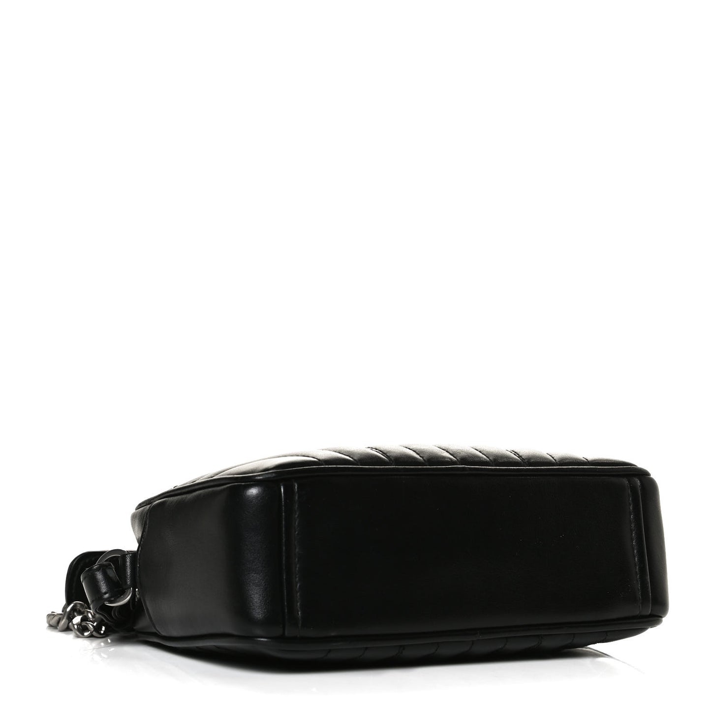 Soft Calfskin Diagramme Crossbody Bag Black