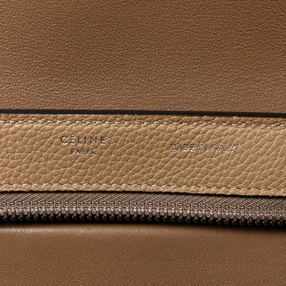 Celine Drummed Calfskin Suede Medium Trapeze Dune 6 of 9