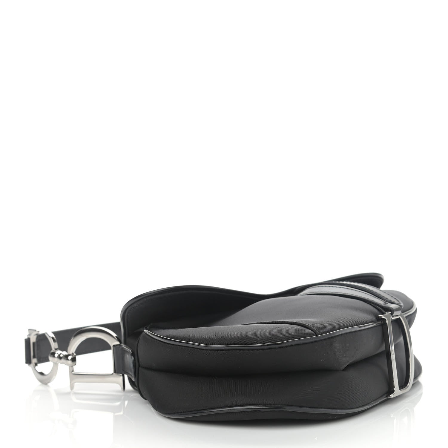 Christian Dior Nylon Saddle Bag Black 3 of 10