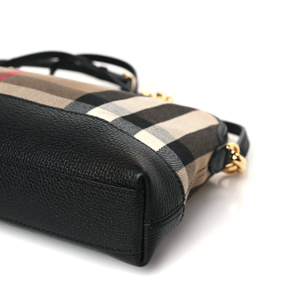 Burberry Derby House Check Abingdon Convertible Clutch Black 8 of 8