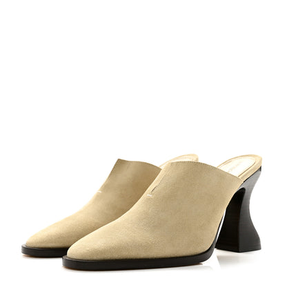 Bottega Veneta Suede Cha Cha Mules 38.5 Beige 4 of 8