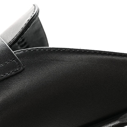 Hermes Calfskin Iota Mules 40 Black 11 of 14