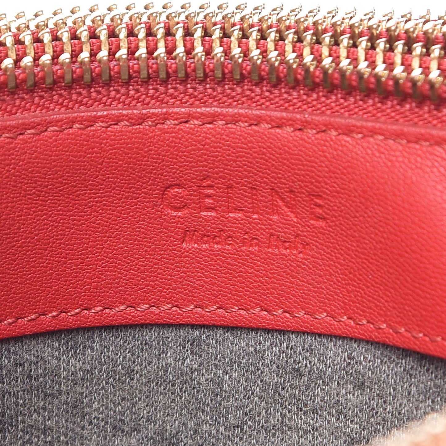 Lambskin Small Trio Crossbody Bag Red