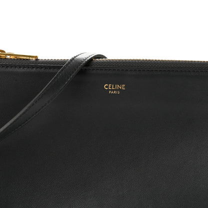 Celine Lambskin Large Trio Crossbody Bag Grey 8 of 13