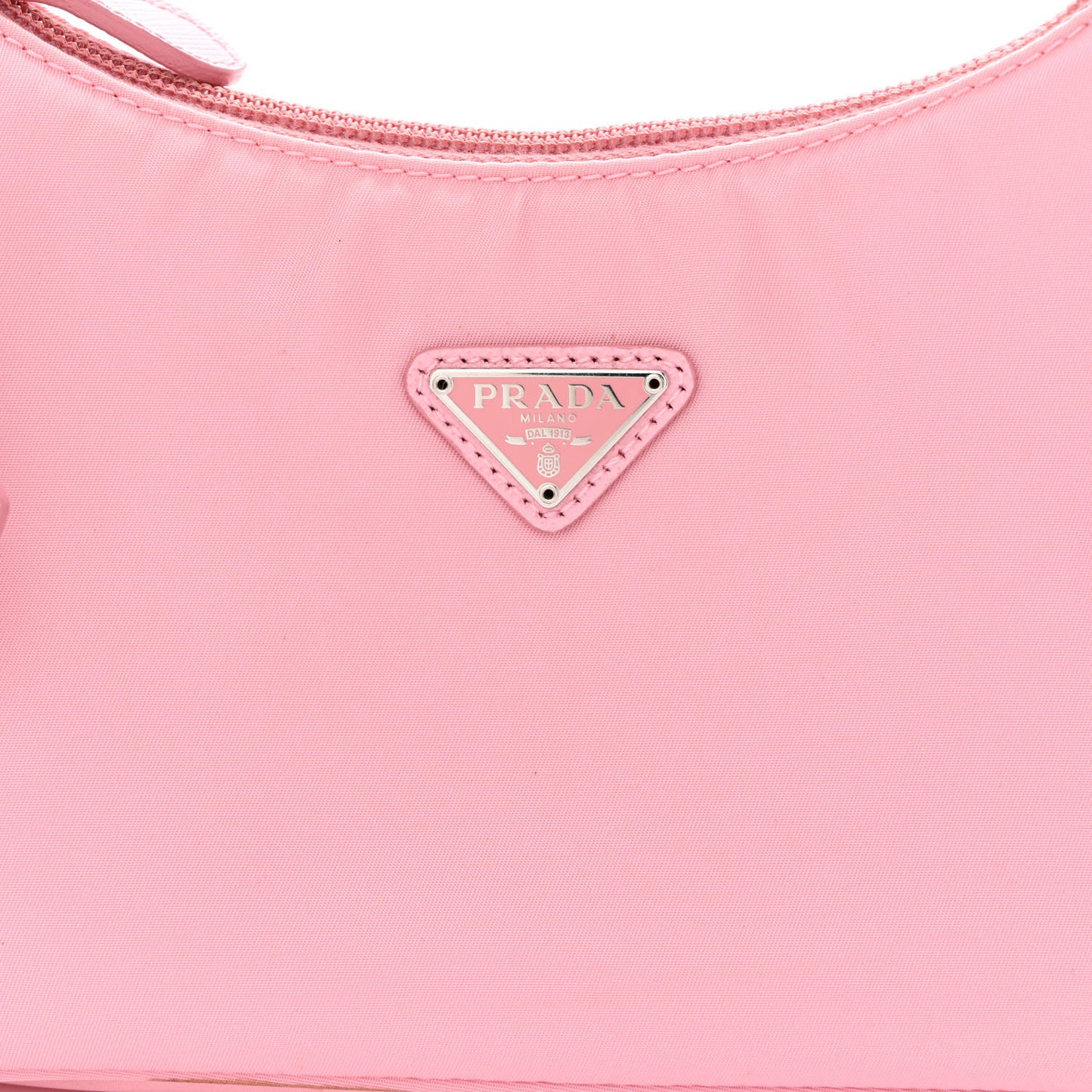 Tessuto Nylon Saffiano Mini Re-Edition 2000 Bag Rosa
