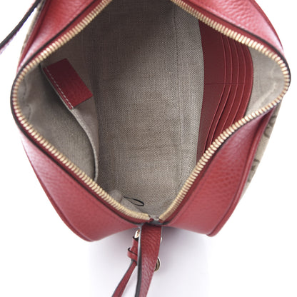 Gucci Monogram Mini Bree Messenger Bag Red 5 of 10