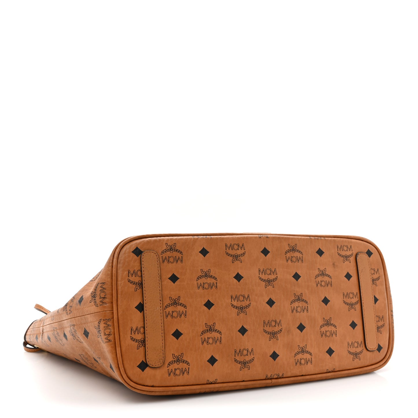 Visetos Medium Liz Reversible Shopper Tote Cognac