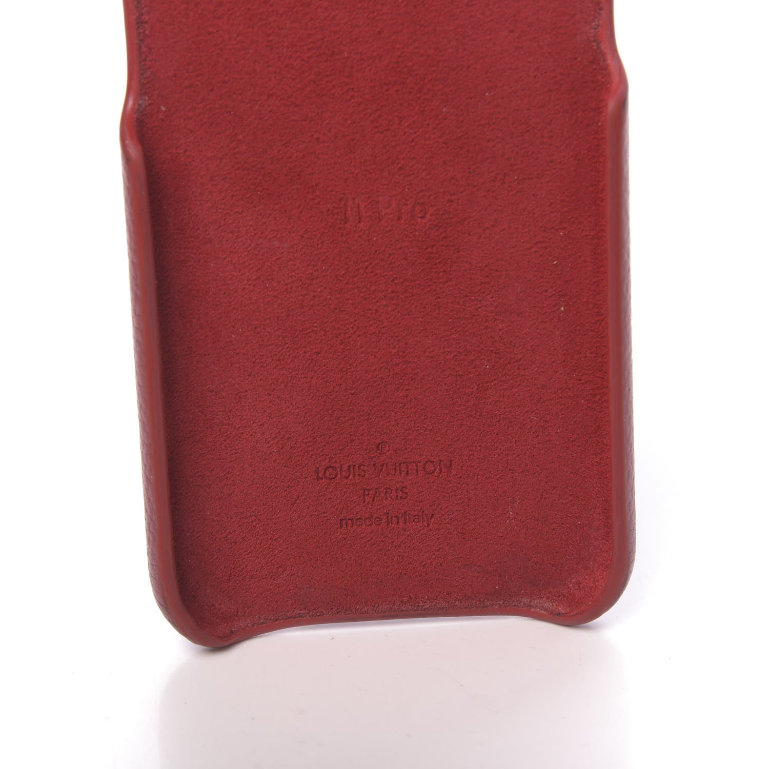 Louis Vuitton Calfskin Monogram iPhone 11 Pro Bumper Scarlet 6 of 10