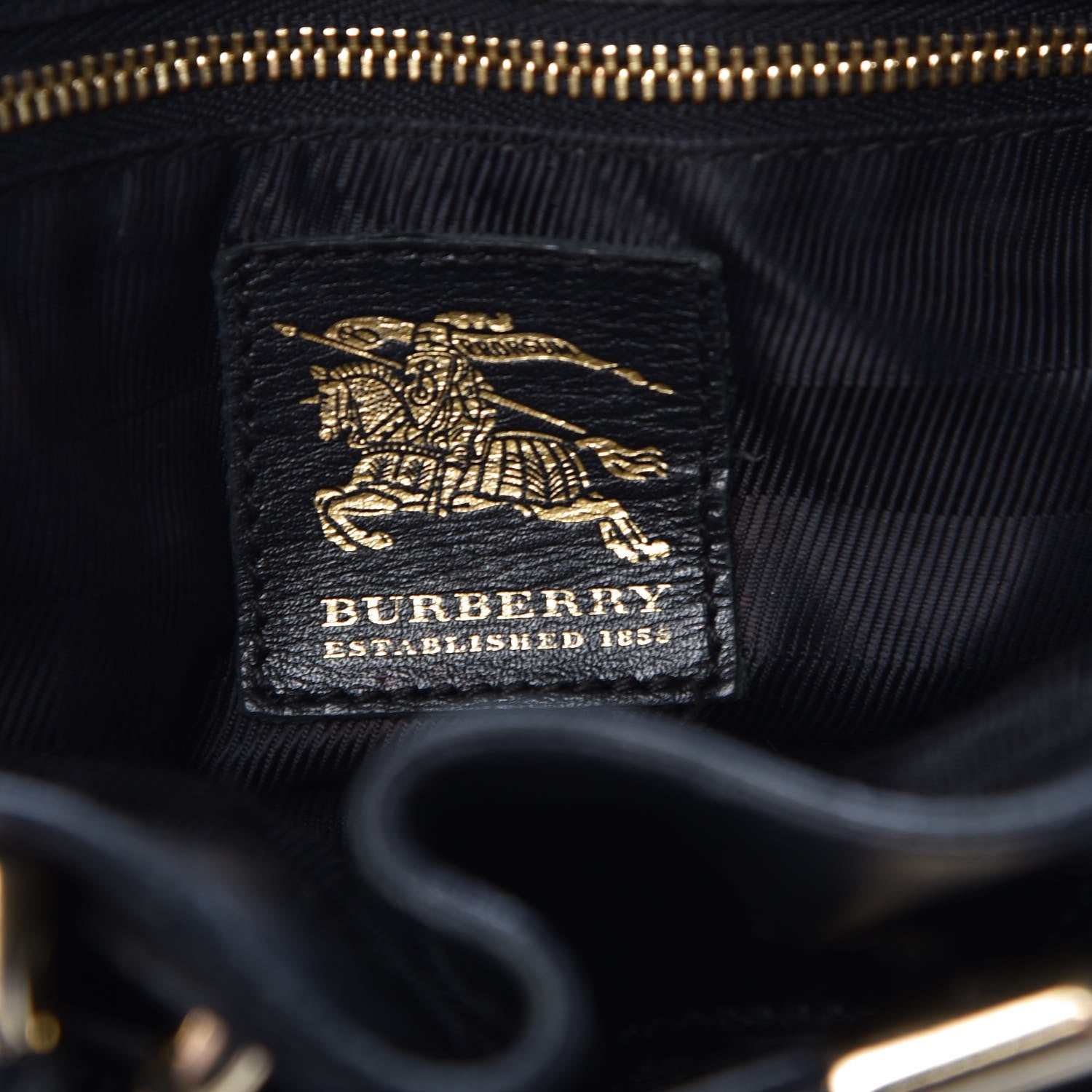 Burberry Calfskin Quilted Baby Beaton Black 6 of 20