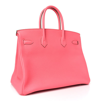 Hermes Togo Birkin 35 Rose Lipstick 3 of 11