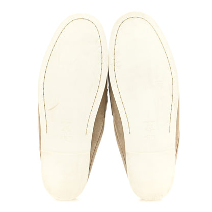 Christian Dior Suede Goatskin Boy Loafer Mule 38 Rope Beige 6 of 9