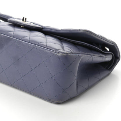 Chanel Lambskin Quilted Jumbo Double Flap Light Purple 7 of 12