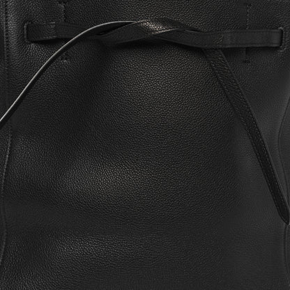 Celine Soft Grained Calfskin Small Belt Cabas Phantom Black 8 of 10