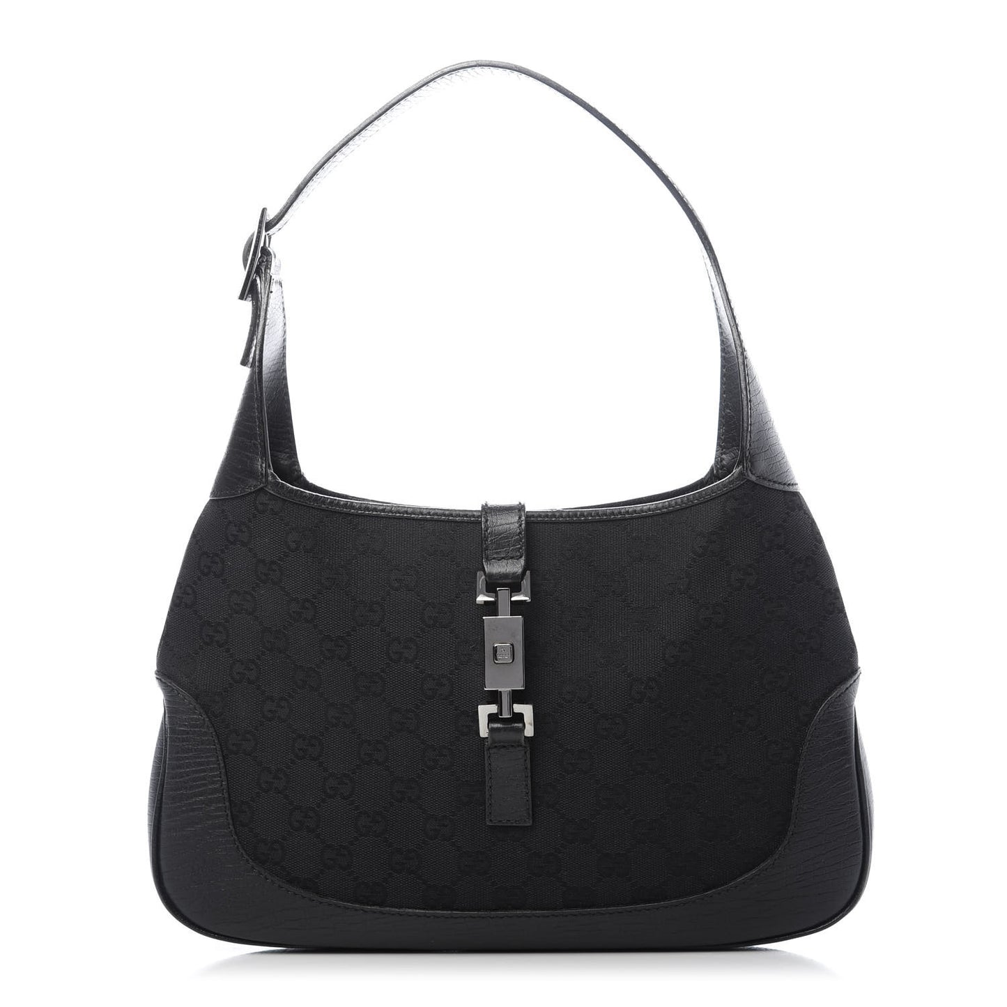 Monogram Small Jackie O Hobo Black