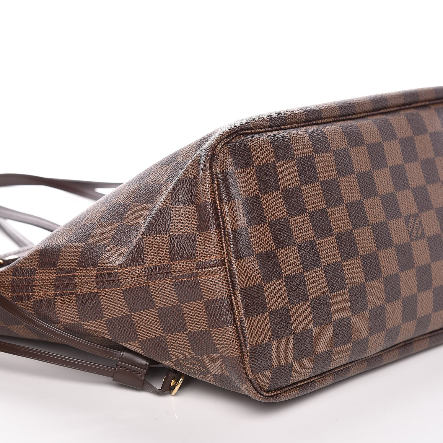 Louis Vuitton Damier Ebene Neo Neverfull MM Rose Ballerine 9 of 10