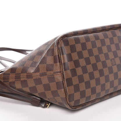 Louis Vuitton Damier Ebene Neo Neverfull MM Rose Ballerine 9 of 10
