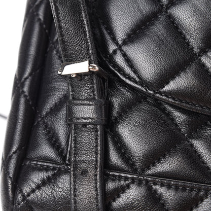Chanel Lambskin Quilted Small Urban Spirit Backpack Black 13 of 14
