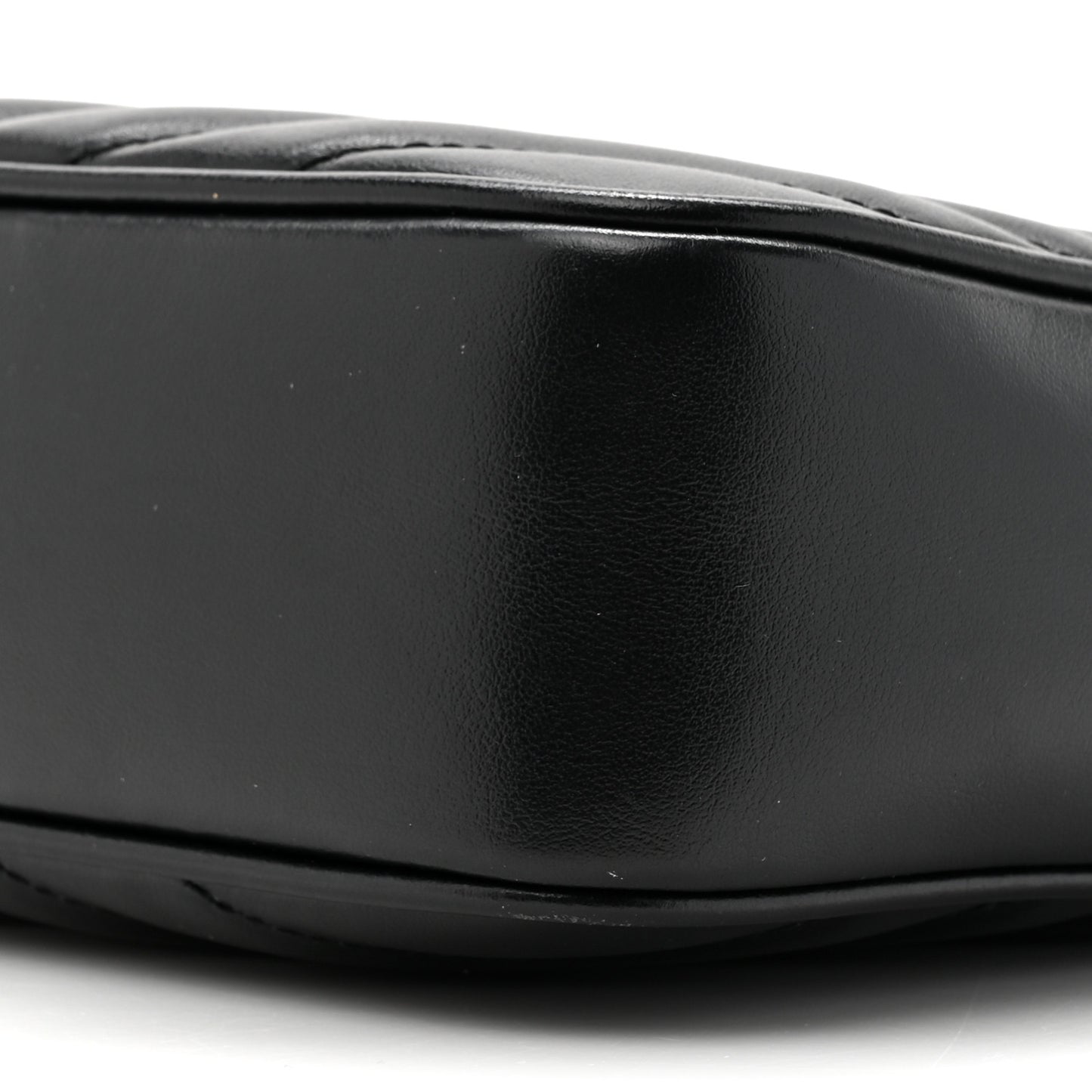 Calfskin Matelasse Monogram Monochrome Lou Camera Bag Black