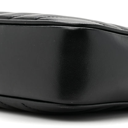 Saint Laurent Calfskin Matelasse Monogram Monochrome Lou Camera Bag Black 9 of 13