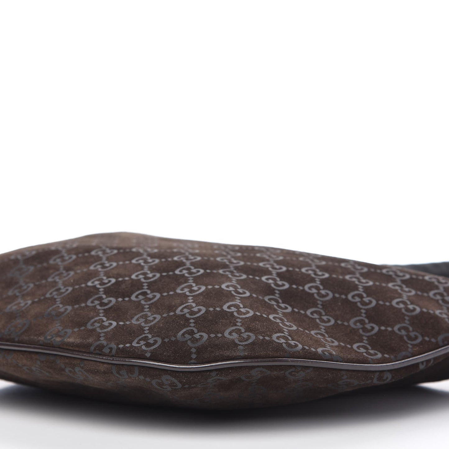 Suede Monogram Hobo