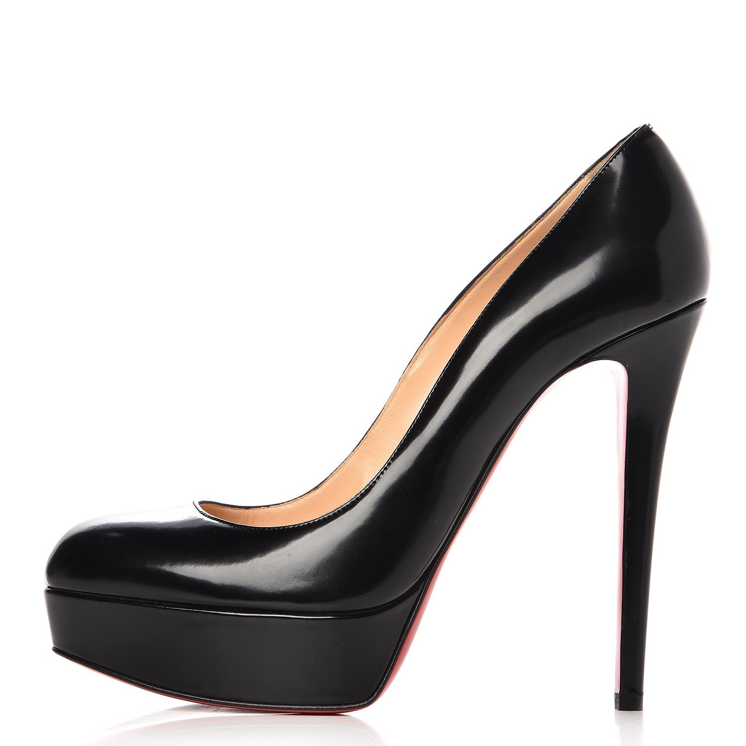 Christian Louboutin Kid Hi Elisa 100 Platform Pumps 39.5 Black 1 of 7