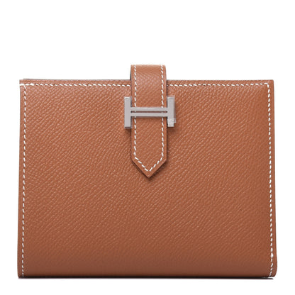 Hermes Epsom Bearn Compact Wallet Gold 1 of 10