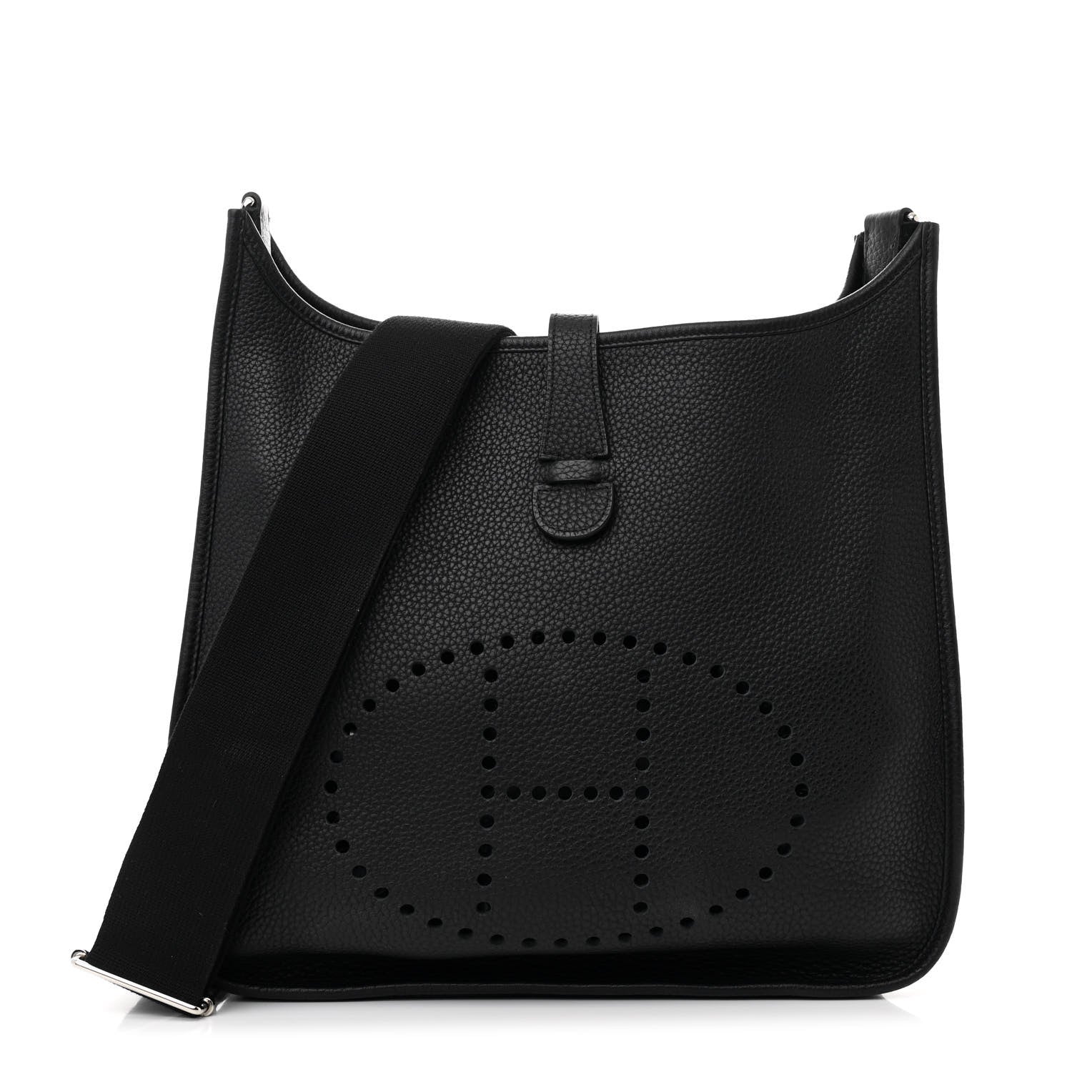 Hermes Taurillon Clemence Evelyne III GM Black 1 of 11
