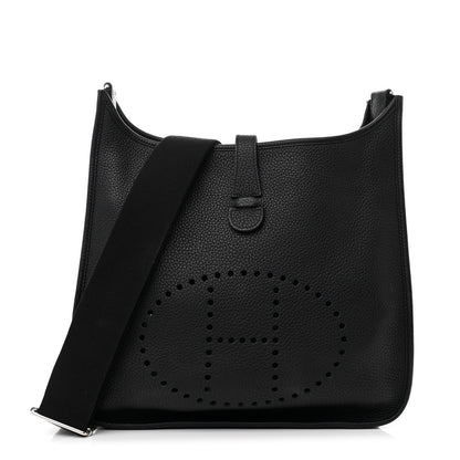 Hermes Taurillon Clemence Evelyne III GM Black 1 of 11