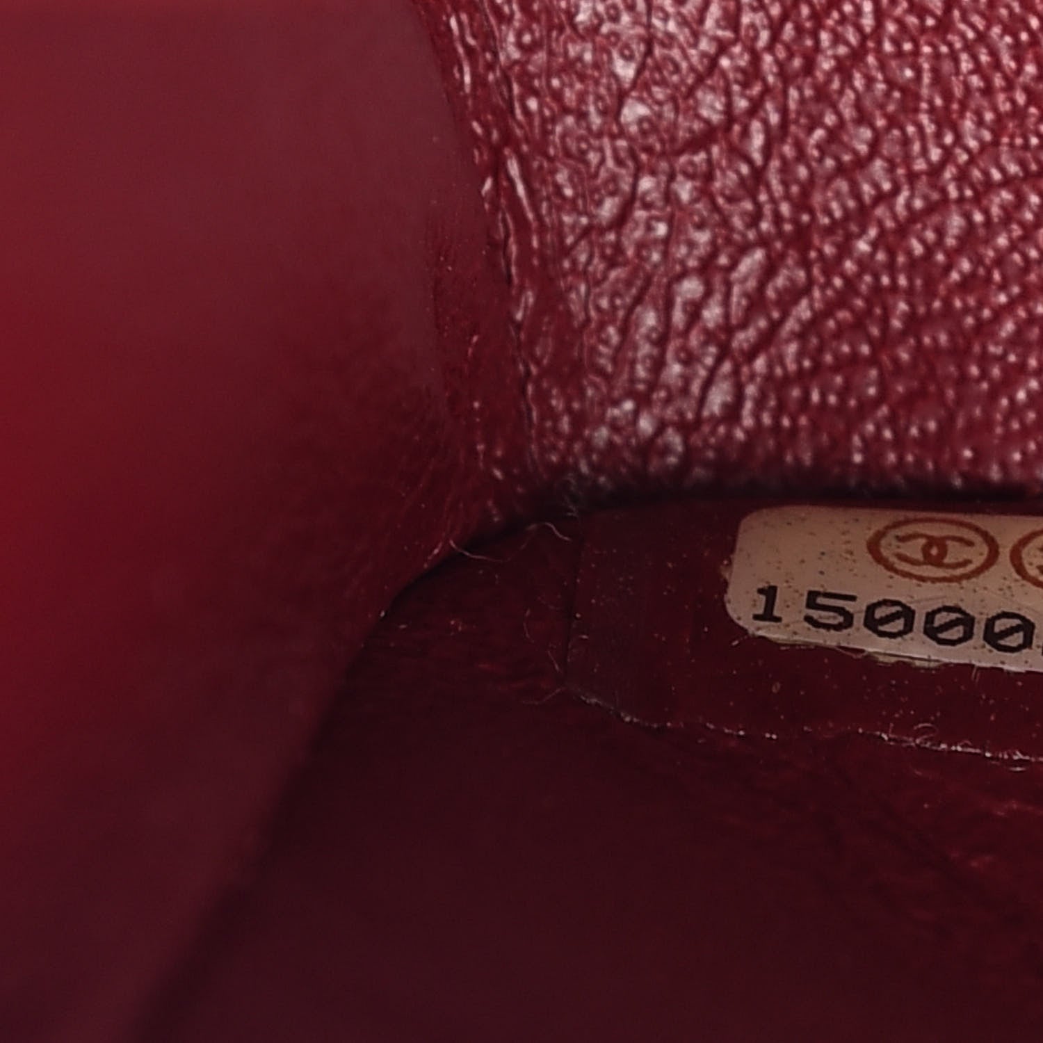 Chanel Patent Calfskin Quilted Medium Double Flap Dark Red 9 of 10