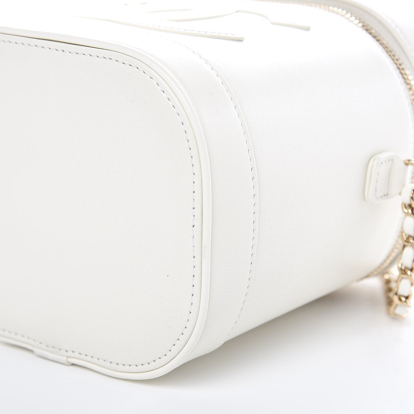 Lambskin Timeless Vanity Cosmetic Case White