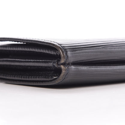 Louis Vuitton Epi Elise Wallet Black 11 of 12