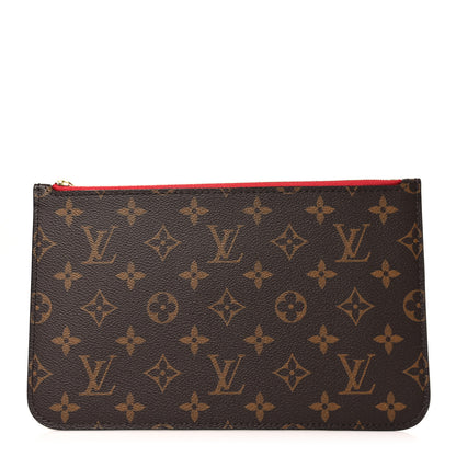Louis Vuitton Monogram Neverfull MM GM Pochette Cherry 1 of 8